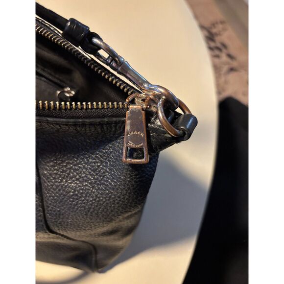 Coach Prairie Satchel in Black Pebbled Leather - Picture 11 of 12